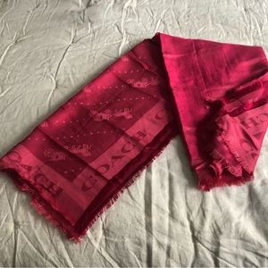 New Coach Horse and Carriage Print Square Scarf